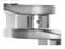 Tear drop oil hole